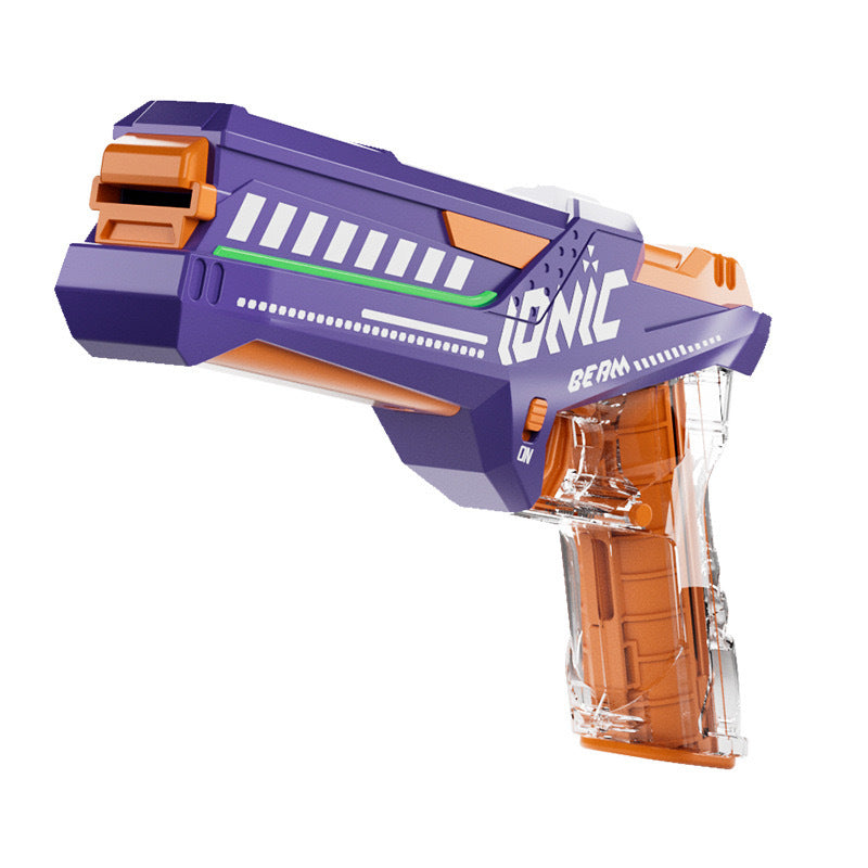 Mag-Fed Electric Pistol Foam Disc Launcher Toy Blaster – Biu Blaster