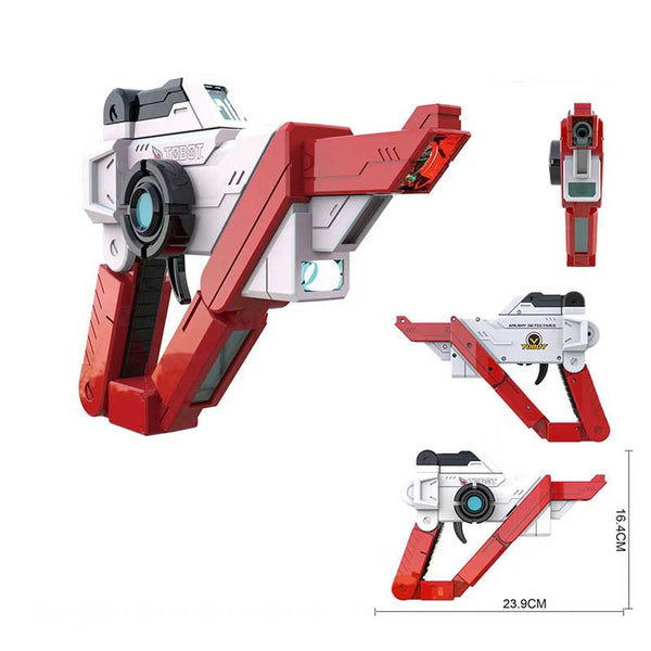 Tobot Galaxy Detectives Manual Foam Dart Toy Gun with Light & Sound