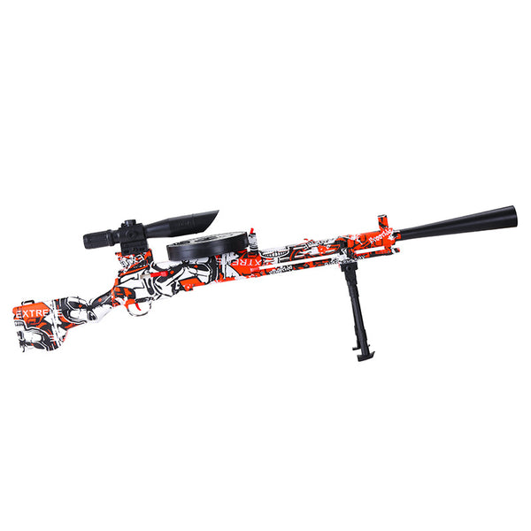 DP-28 Graffiti Electric Light Machine Gel Ball Blaster Toy Gun