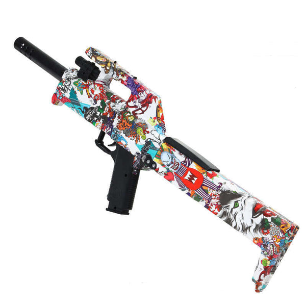 FMG-9 Graffiti Electric Foldable Splat Ball Blaster Gel Launcher-Biu Blaster-B-Uenel