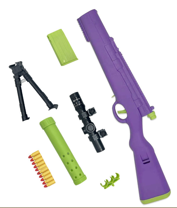 Carrot 98k Soft Bullet Shell Ejecting Sniper Toy Gun