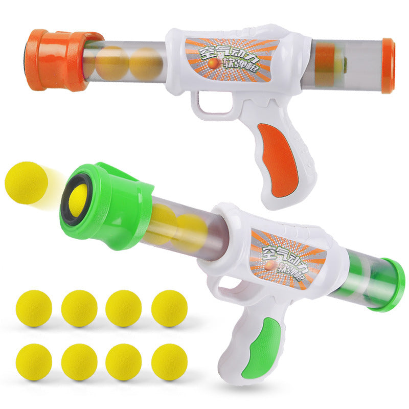 Kids Children Toy Air Pump Foam Ball Blaster
