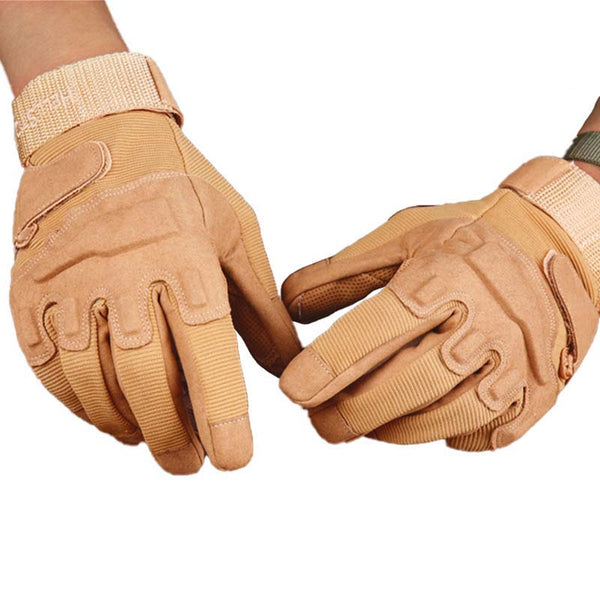 Breathable Anti-slip Military Full Finger Tactical Gloves-clothing-Biu Blaster-tan-Uenel