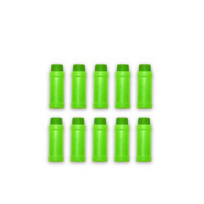 10pcs Half Length Soft Foam Bamboo Darts Green-Biu Blaster-Uenel