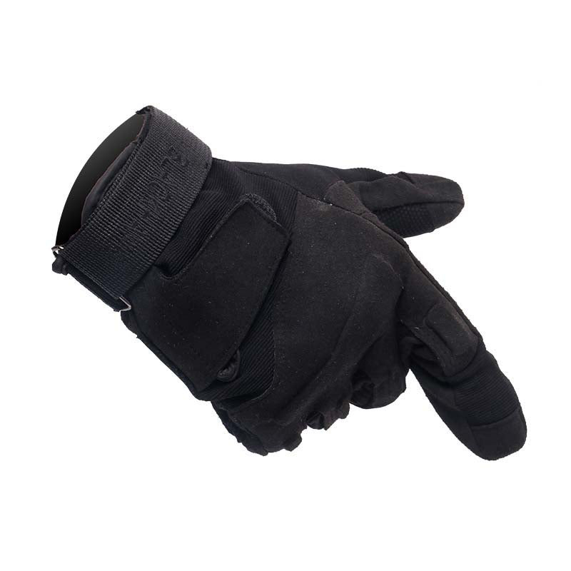 Breathable Anti-slip Military Full Finger Tactical Gloves-clothing-Biu Blaster-black-Uenel