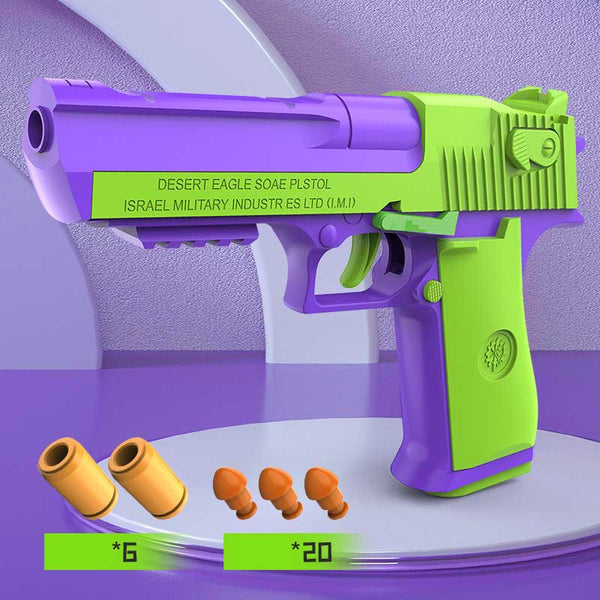 Desert Eagle Shell Eject Carrot Toy Dart Blaster