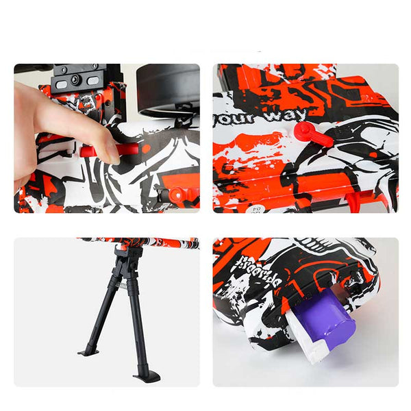 DP-28 Graffiti Electric Light Machine Gel Ball Blaster Toy Gun