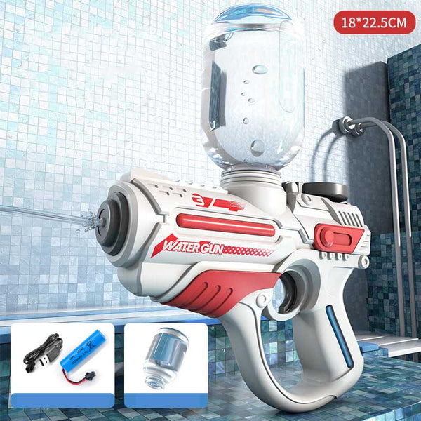 Blaster Surge Sci-Fi Futuristic Electric Auto Water Gun-Biu Blaster-red-Uenel