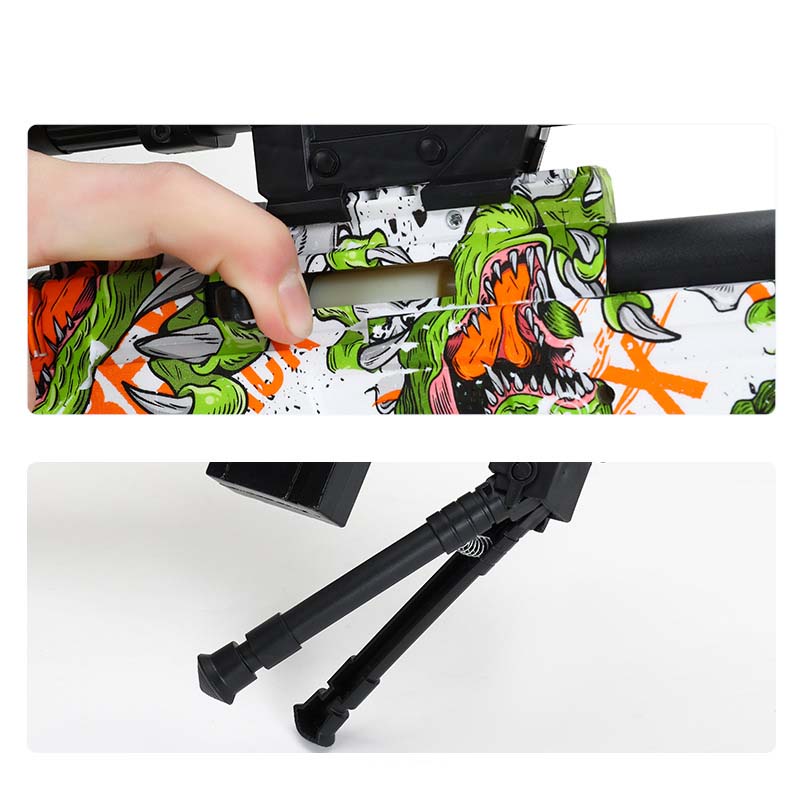 Hopper Fed Manual Graffiti AWM Orbeez Ball Blaster Toy – Biu Blaster