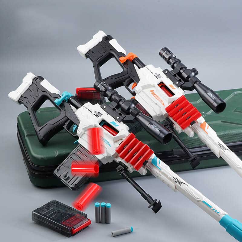 XH AWM Mag-Fed Shell Eject Modular Foam Blaster – Biu Blaster