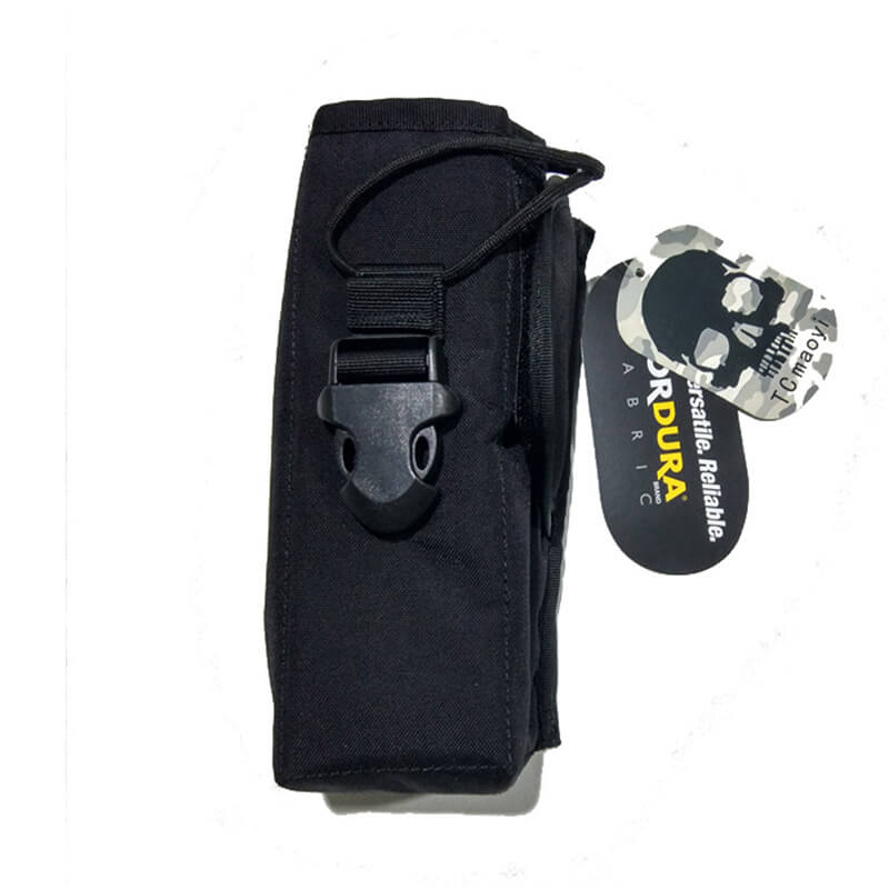 Tactical MOLLE PRC148/152 Radio Pouch Outdoor Military Walkie Talkie Pouch Holder-Biu Blaster-black-Uenel