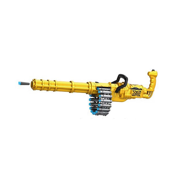 Manual Action Gatling Belt Fed Foam Dart Blaster