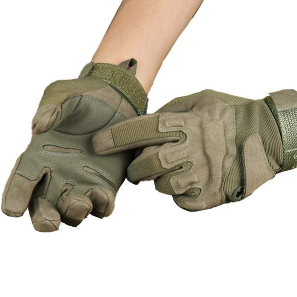 Breathable Anti-slip Military Full Finger Tactical Gloves-clothing-Biu Blaster-army green-Uenel