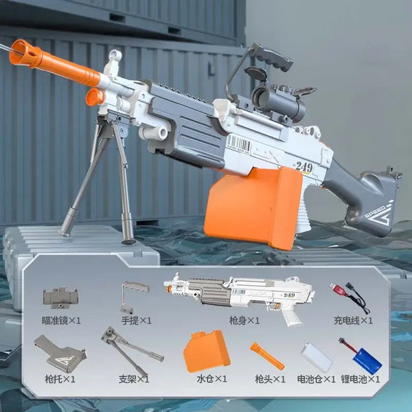 M249 Electric Automatic Water Large Capacity Water Gun