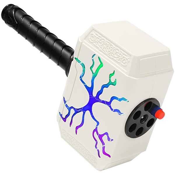 Thor Thunder Mjolnir Hammer Foam Dart Blaster