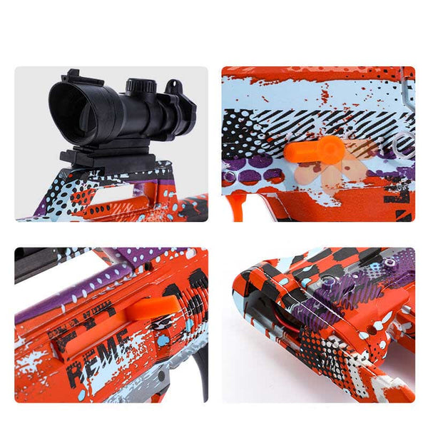 Electric Manual/Auto Bullpup QBZ-95 Gel Ball Blaster-Biu Blaster-Uenel