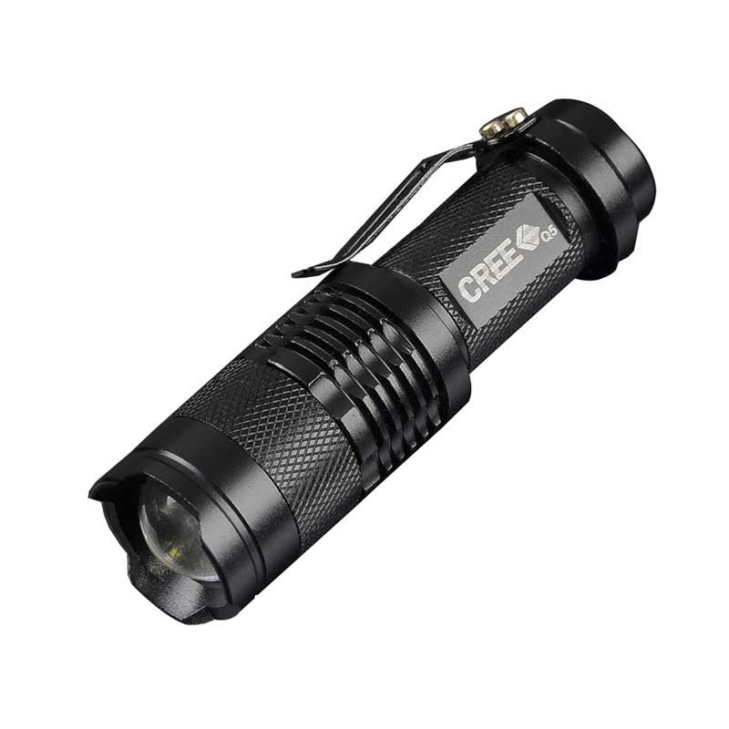 SK68 Cree XPE Q5 Zoomable LED Flashlight Torch-Biu Blaster-Uenel