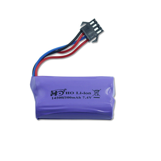 SM Plug 4-Pin Lipo Battery 7.4v 500mah-Biu Blaster-4pin 7.4v battery-Uenel