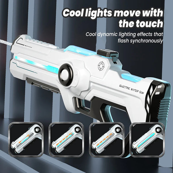 Pulsed light Water blaster Electric Fully Automatic Suction High Pressure Water Blaster Pool Toy blaster