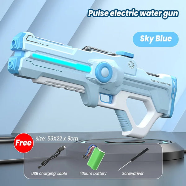 Pulsed light Water blaster Electric Fully Automatic Suction High Pressure Water Blaster Pool Toy blaster