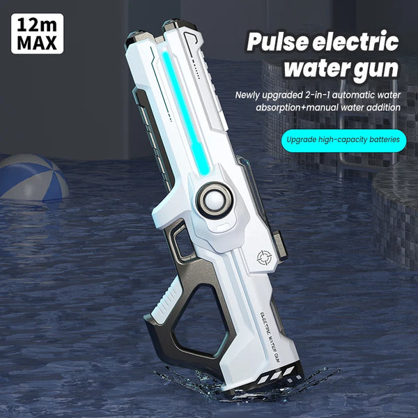 Pulsed light Water blaster Electric Fully Automatic Suction High Pressure Water Blaster Pool Toy blaster