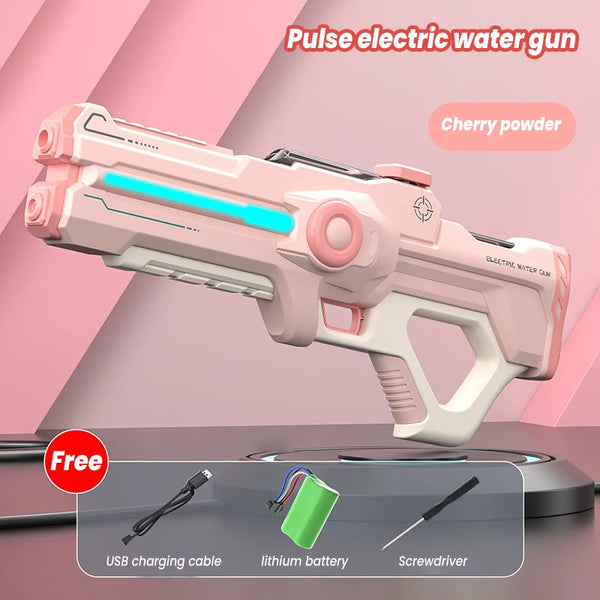 Pulsed light Water blaster Electric Fully Automatic Suction High Pressure Water Blaster Pool Toy blaster