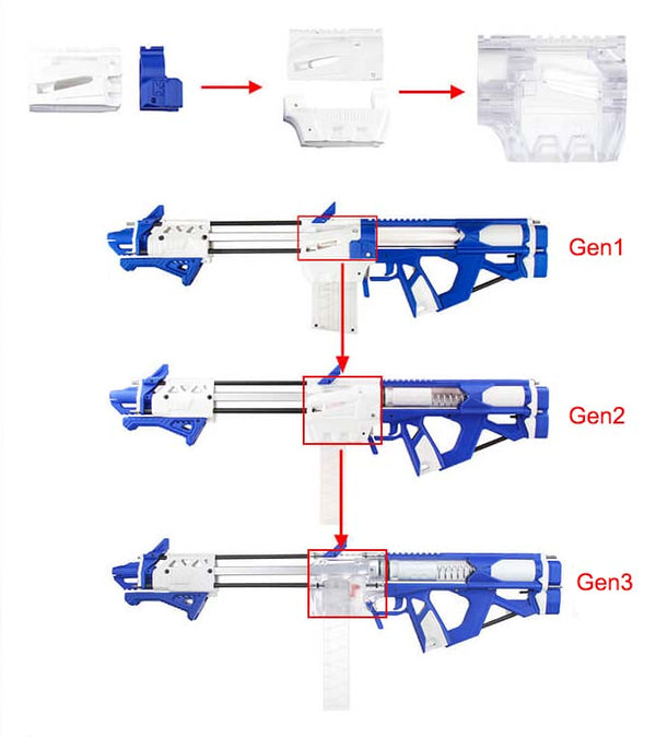 Worker Caliburn Foam Blaster-Biu Blaster-Uenel