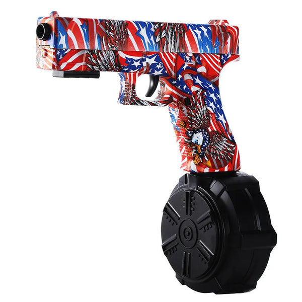 GLE 817 Electric Blowback Gel Ball Blaster Splat Gun With Three Clips