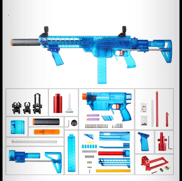 Worker Prophecy MCX Ultra Foam Dart Blaster-Biu Blaster-blue-Uenel