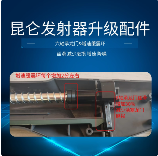 Worker Kunlun launcher sponge soft bullet gun boy toy hand-pull short bullet large sniper shape