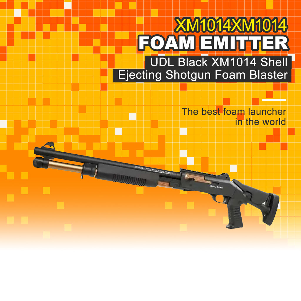 UDL Black XM1014 Shell Ejecting Shotgun Foam Blaster(One