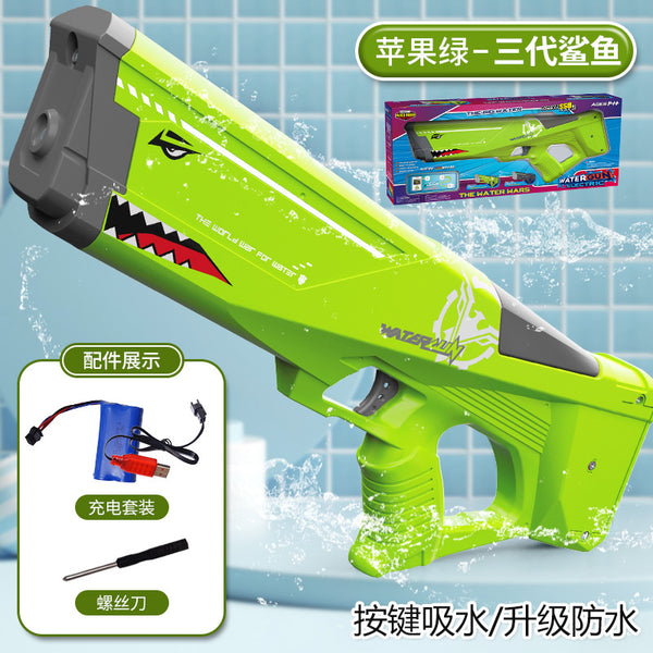 EagleStone Electric Water blaste for Adults Kids - Light Up Water with 2 Water Outlet