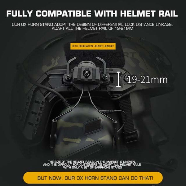 WoSport WST HD-10 Fifth Generation Tactical Headset-Biu Blaster-Uenel