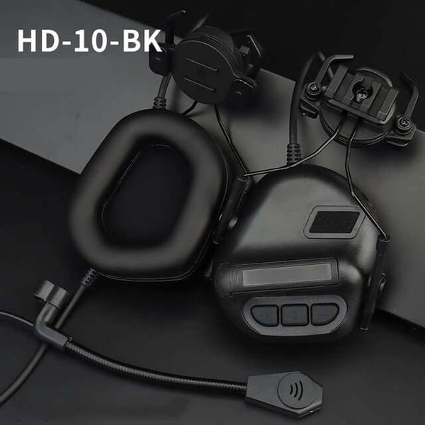 WoSport WST HD-10 Fifth Generation Tactical Headset-Biu Blaster-black-Uenel