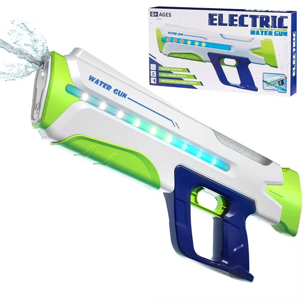 High Power Electric Water blaster - Auto Suction, 25-32Ft Range, Self-Filling, Green