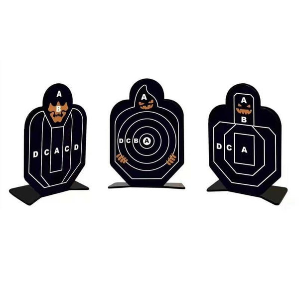 Outdoor Sports Soft Bullet Target Children's Toy Gun Training Small Steel Man Target-Biu Blaster-black-Uenel