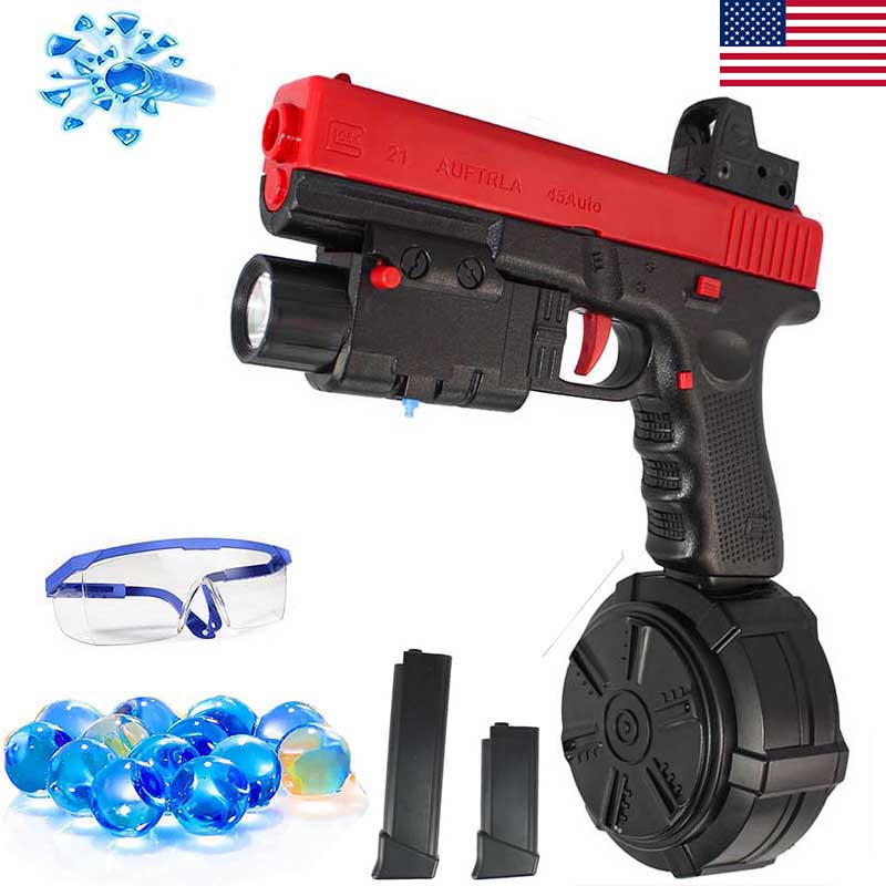 Electric Automatic JM X2 Gel Ball Blaster Toy (US Stock)