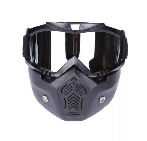 Anti-Fog Harley Motocross Goggle Tactical Mask-玩具/游戏-Biu Blaster-silver-Biu Blaster