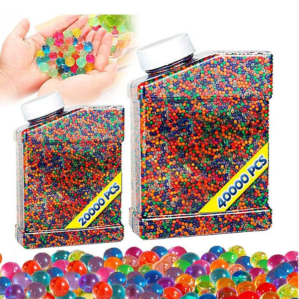 2 Bottles 60000Pcs Colorful Gel Balls 7-8mm (US Stock)-gel balls-Biu Blaster-Biu Blaster