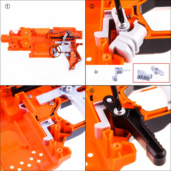 Worker Nerf N-Strike Elite Stryfe Blaster Mag Release-Biu Blaster- Biu Blaster