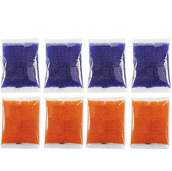 4 Packs Blue + 4 Packs Orange 80000Pcs Gel Ball Beads 7-8mm (US Stock)-gel balls-Biu Blaster-Biu Blaster