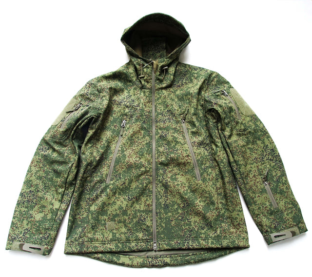 Russian Tactical Jacket Camo Little Green Man Coat Jungle Camouflage Outdoor Softshell Jacket EMR Pants-clothing-Biu Blaster-Jacket-M-Uenel
