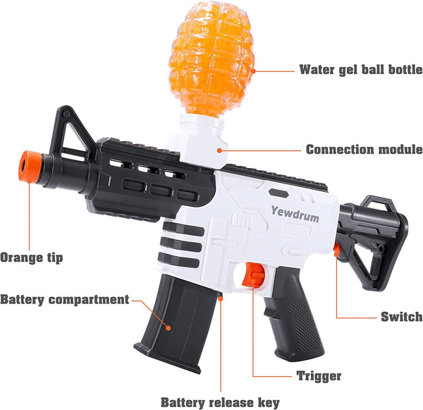 KM-416 Electric Mini Powerful Hopper-Fed Gel Blaster (US Stock)-Biu Blaster-Uenel