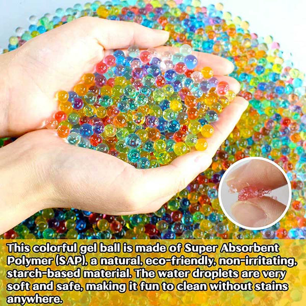 7-8mm 80000pcs Mix Gel Balls w/ Bottles Non-Toxic Eco Friendly (US Stock)-gel balls-Biu Blaster-Biu Blaster