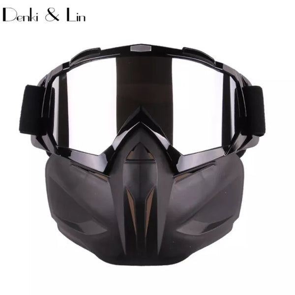 Retro Harley Tactical Face Mask with Detachable Google-玩具/游戏-Biu Blaster-A-Biu Blaster