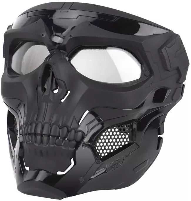 Skull Full Face Protective Tactical Mask – Biu Blaster