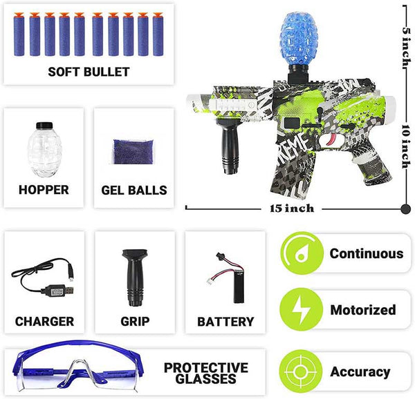 Electric 9-11mm YT633 Gel Ball Blaster-gel blaster-Biu Blaster-Uenel