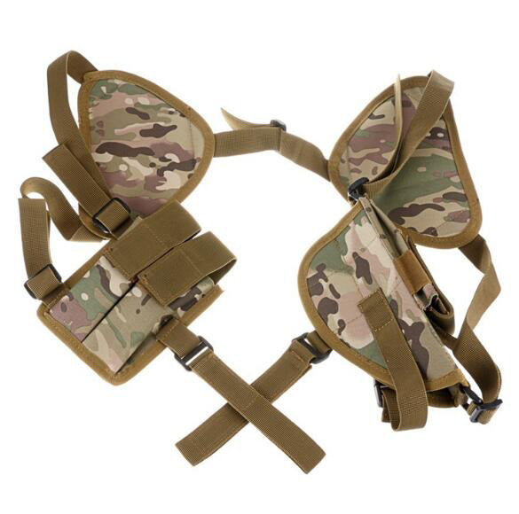 Universal Horizontal Shoulder Armpit Holster Double Mag Pouch-holster-Biu Blaster-camouflage-Biu Blaster