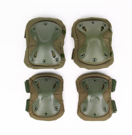 Knee & Elbow Pads Protection Set-clothing-Biu Blaster-green-Biu Blaster