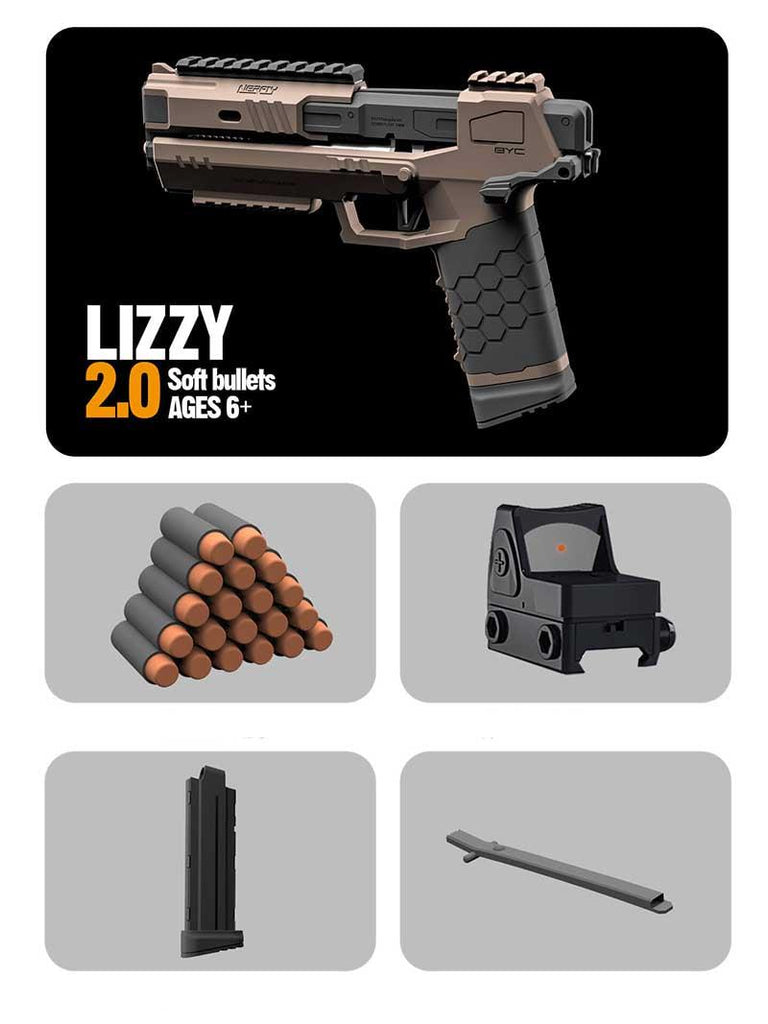 Cyberpunk 2077 Gecko Manual Action Toy 2.0 Dart Blaster – Biu Blaster